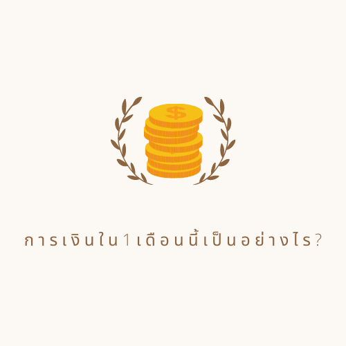 💰การเงินใน1เดือนนี้เป็นอย่างไร?