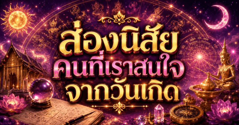 ส่องนิสัยคนที่เราสนใจ