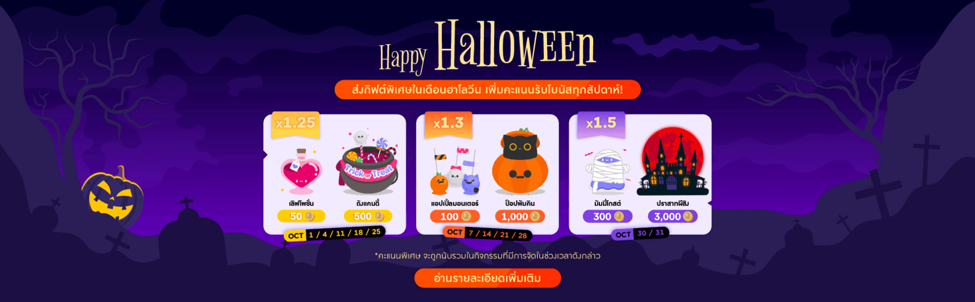 ภาพปกบทความ Happy Halloween